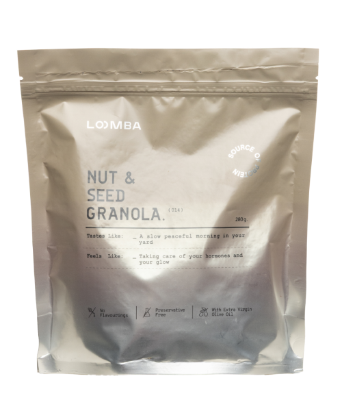 თხილეულის და მარცვლეულის გრანოლა